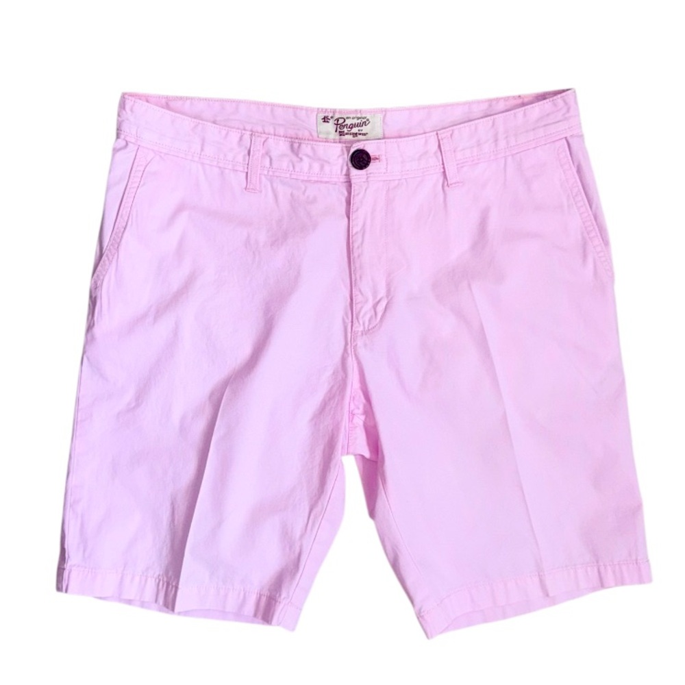 ORIGINAL PENGUIN pink chino dress shorts men’s size 36 worn once